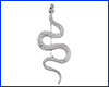 Брошка змія, Snake Silver, 7х2.5 см. Брошка змія, Snake Silver, 7х2.5 см.